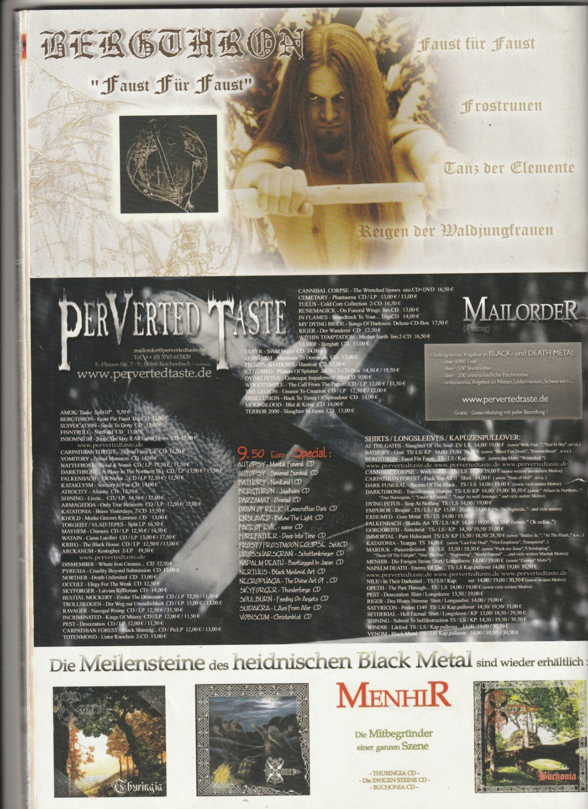 ✪ LEGACY #30/2004 Finntroll/Rammstein/Mayhem + Poster/ohne CD MUSIK-MAGAZIN