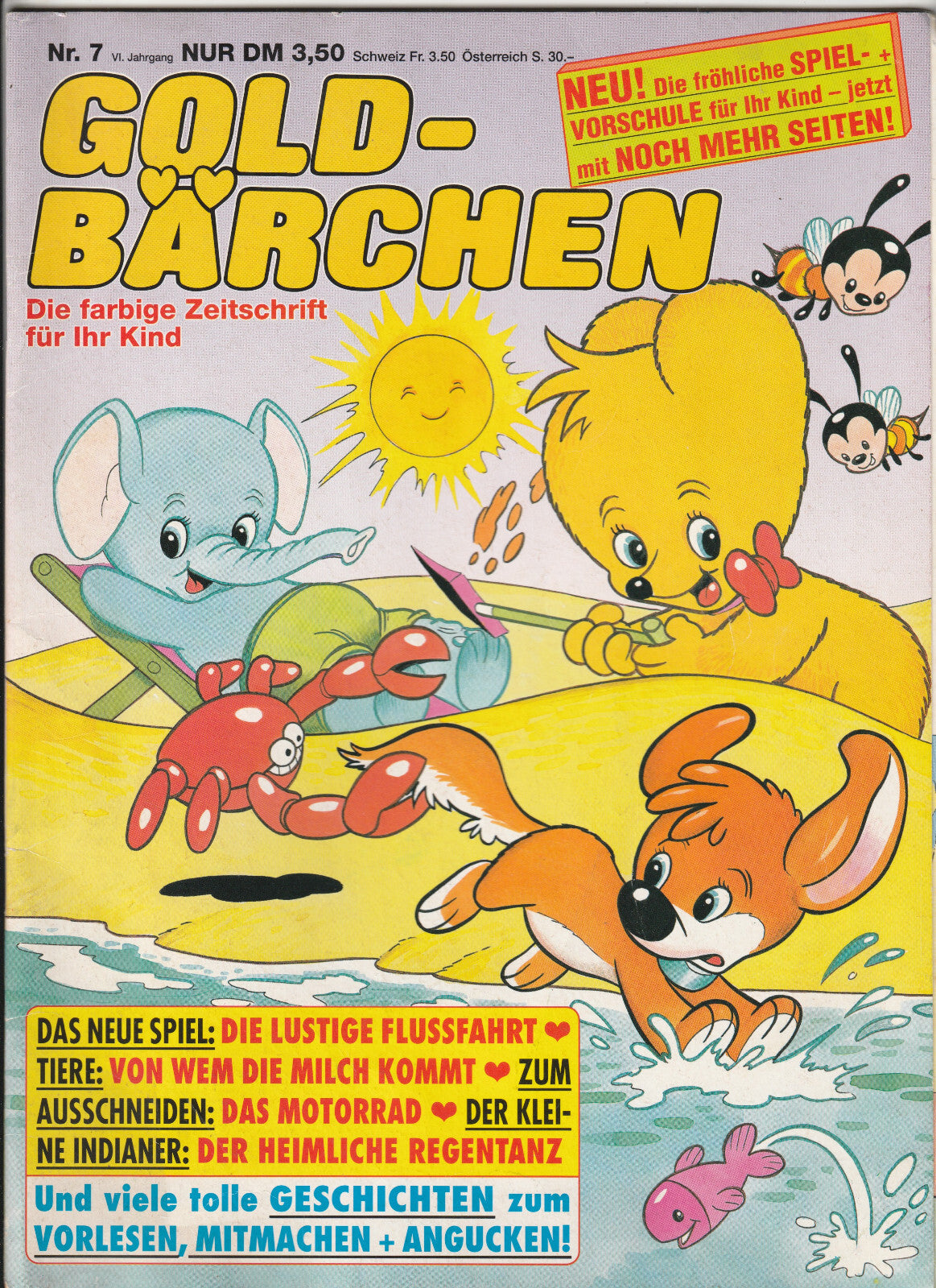 ✪ GOLDBÄRCHEN #7/1991, Condor Verlag 1991 MAGAZIN Z2