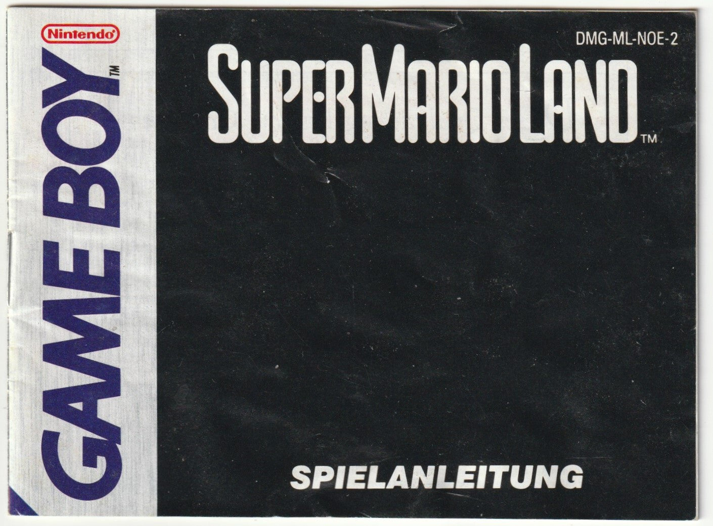 ✪ SUPER MARIO LAND, Nintendo 1990 GAME BOY SPIELEANLEITUNG Z1-