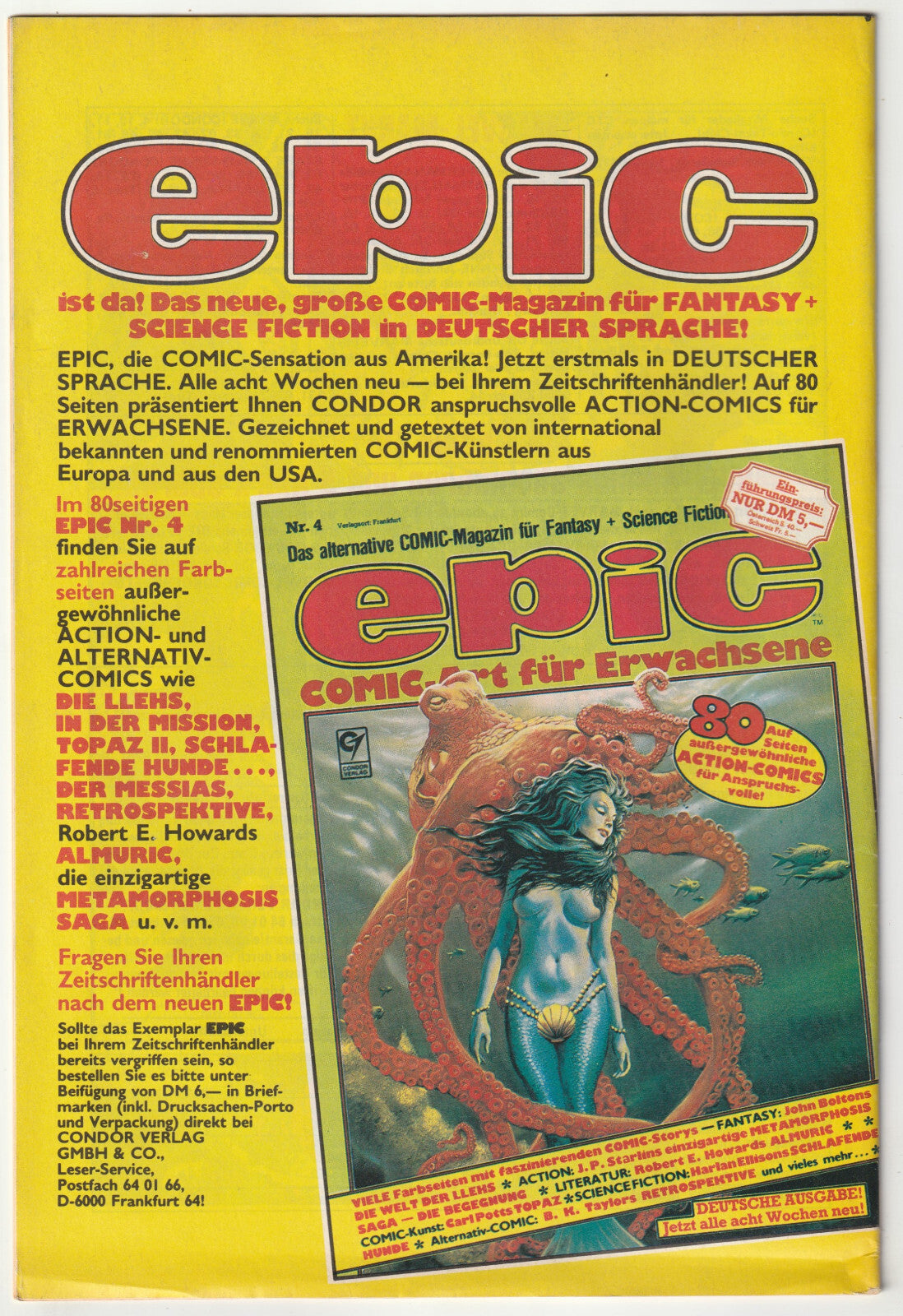 ✪ DIE SPINNE #91, Condor Verlag/Marvel Comics 1983 COMICHEFT TOP Z1