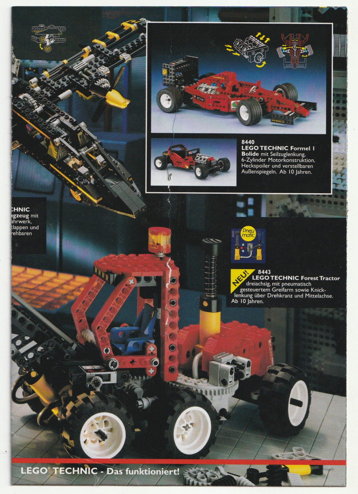 ✪ LEGO TECHNIC 96, Lego 1996 WERBUNG WERBE-BROSCHÜRE NEUW. TOP