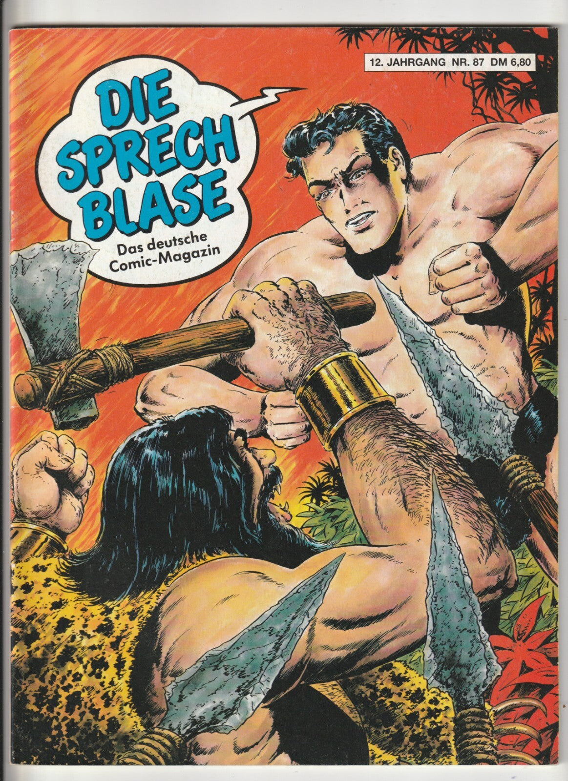 ✪ DIE SPRECHBLASE #87, Hethke Verlag 1987 COMIC-MAGAZIN Z1/1-