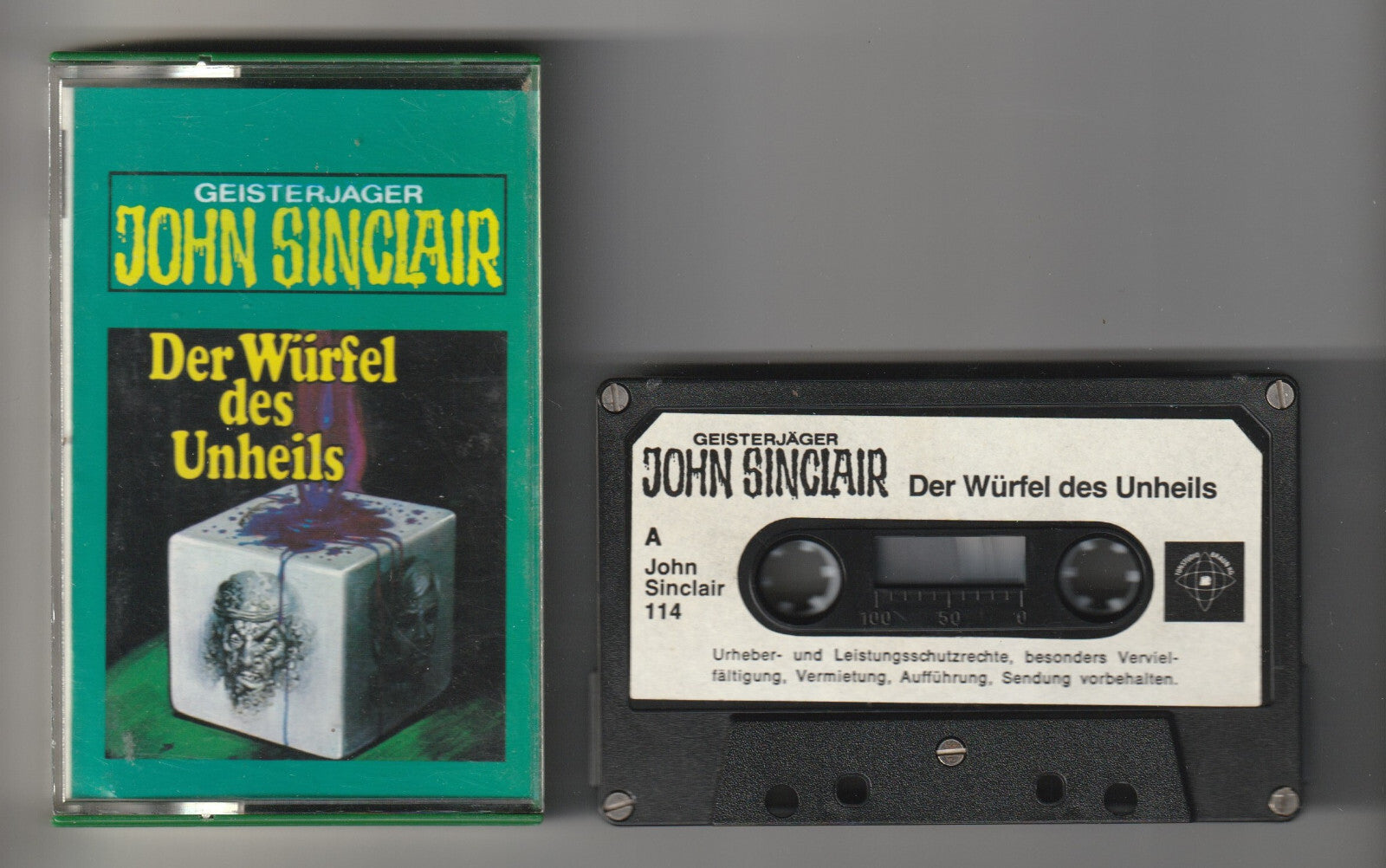 ✪ GEISTERJÄGER JOHN SINCLAIR Der Würfel des Unheils, Bastei HÖRSPIEL-KASSETTE