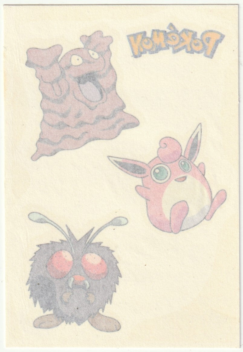 ✪ POKEMON TATTOOS #11, Merlin/Nintendo 2000 NEUWERTIG