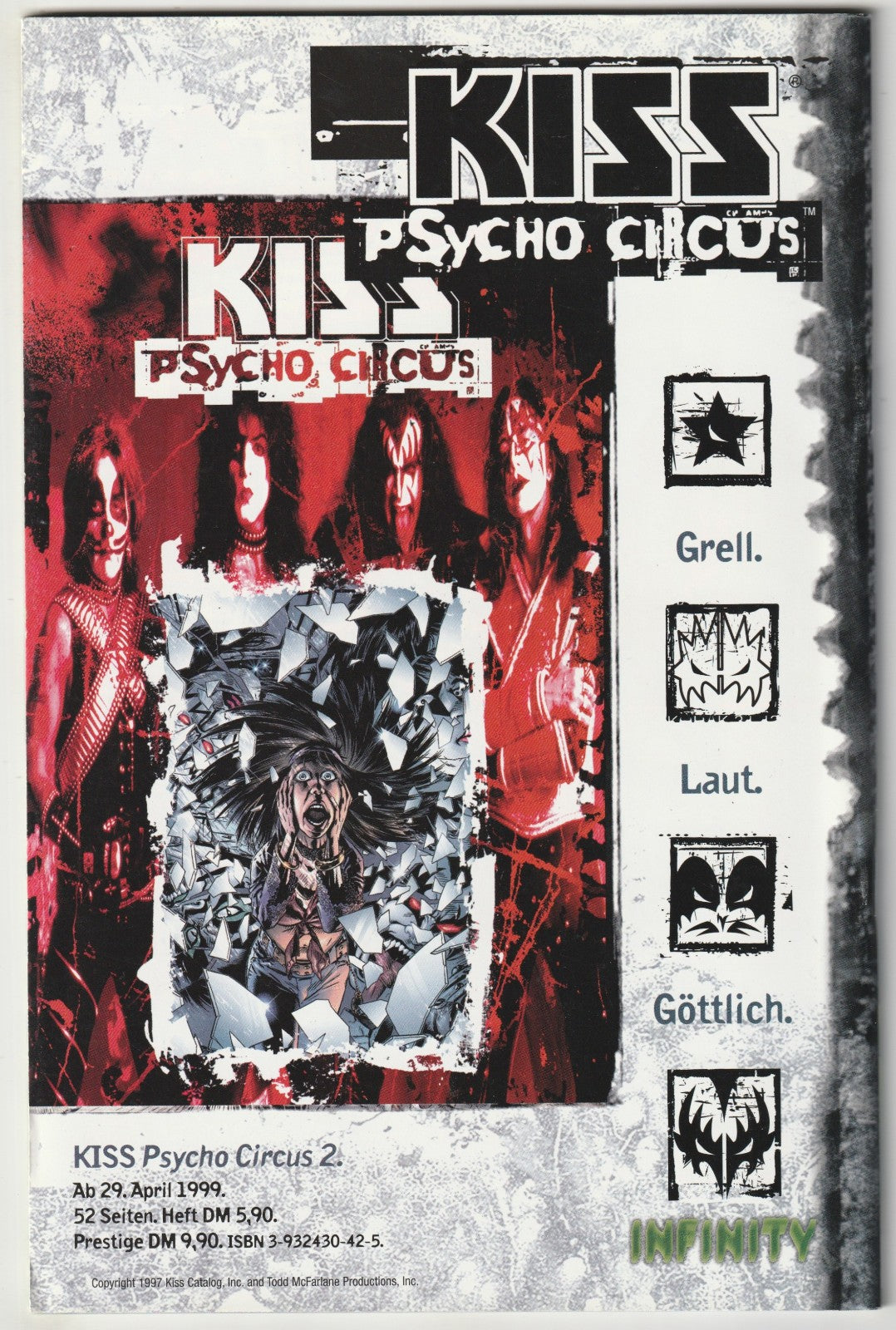 ✪ SPLASH! #5/1999 + Poster, IPP COMIC-MAGAZIN TOP Z1