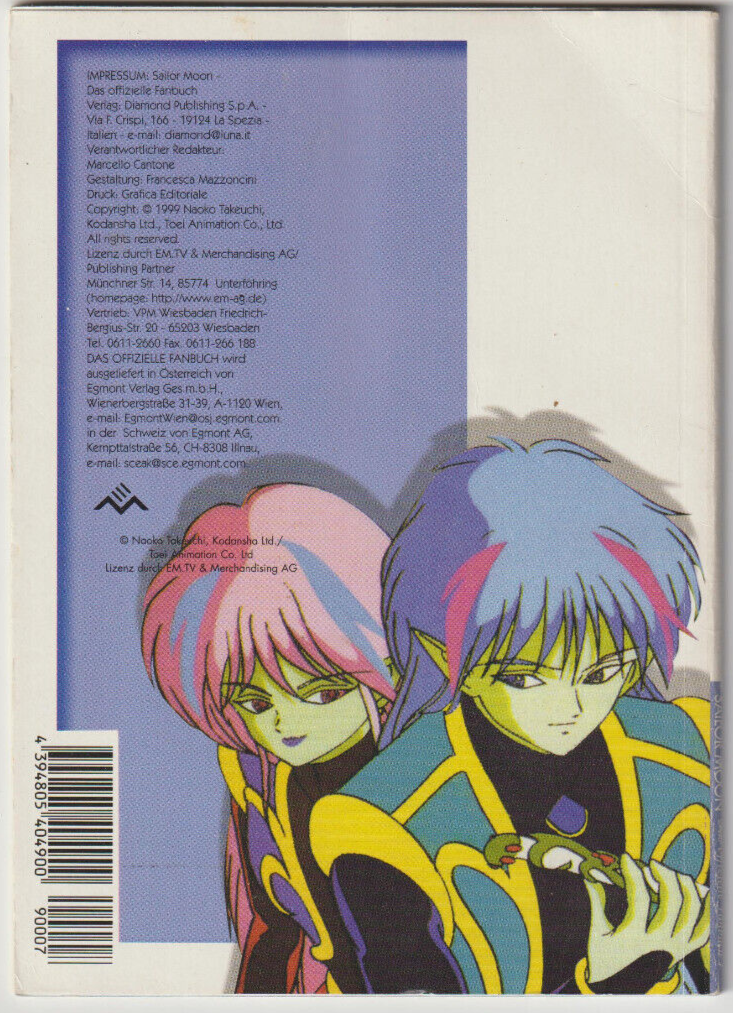 ✪ Sailor Moon - Das Offizielle Fanbuch #07 Tuxedo Mask, Diamond 1999 | ANIME