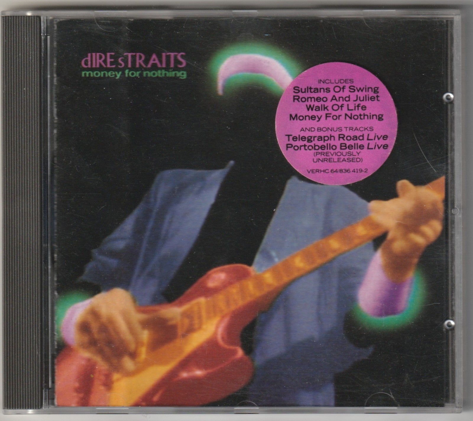 ✪ DIRE STRAITS - MONEY FOR NOTHING, Phonogram 836 419-2 CD TOP NM/VG+