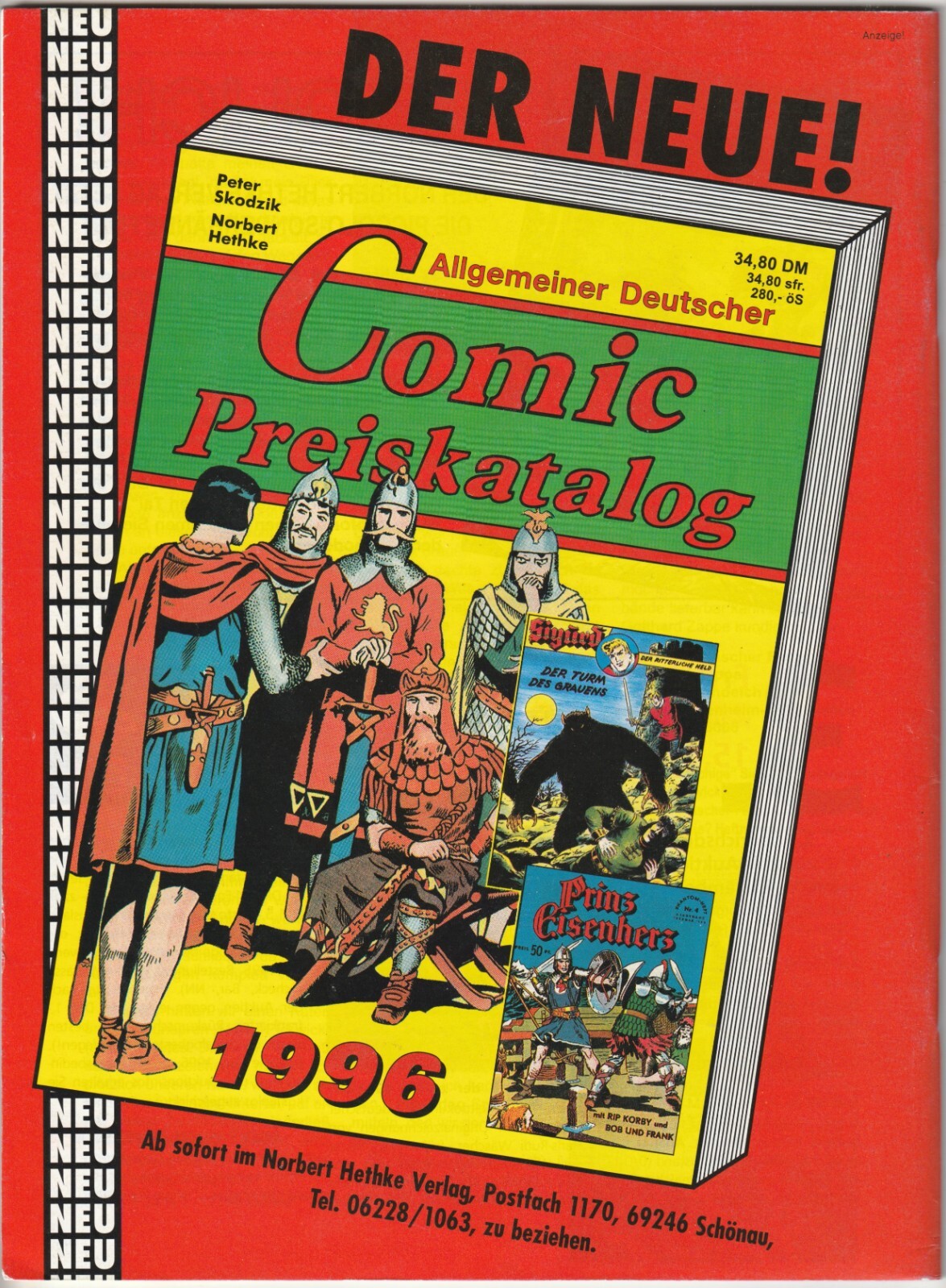 ✪ DIE SPRECHBLASE #145 Marco Polo, Hethke 1995 COMIC-MAGAZIN *Comics