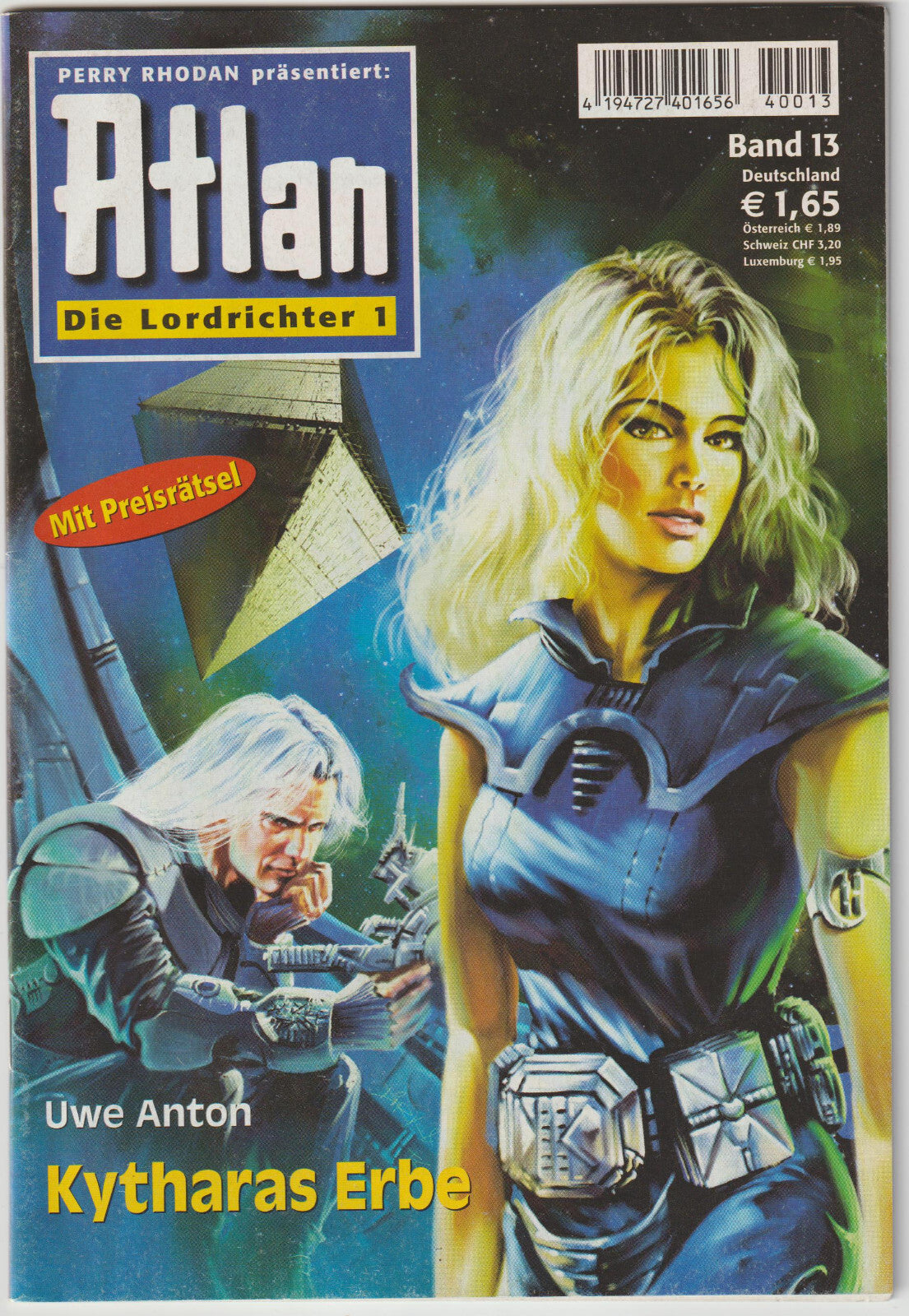 ✪ PERRY RHODAN präsentiert: Atlan #13 Kytharos Erbe, Pabel/Moewig ROMANHEFT