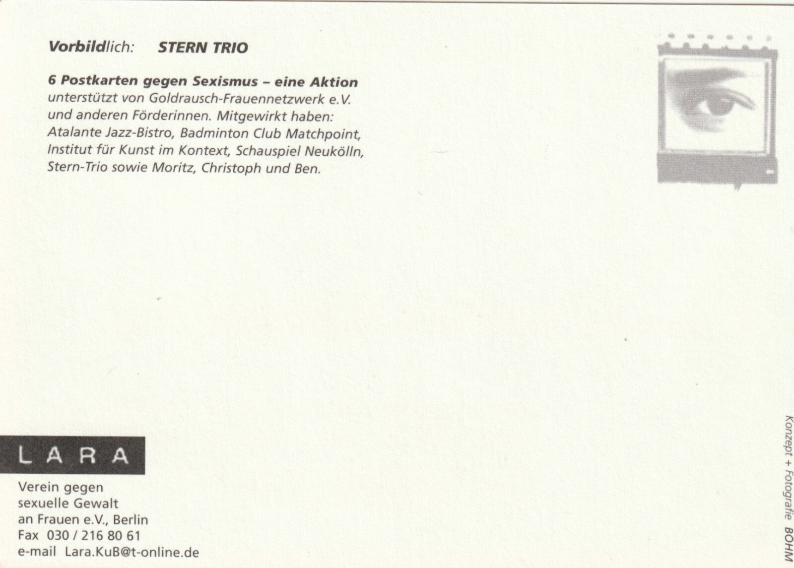 ✪ ER SCHÄTZTE SEINEN KOLLEGEN BIS... §177 StGB, Lara POSTKARTE/ANSICHTSKARTE