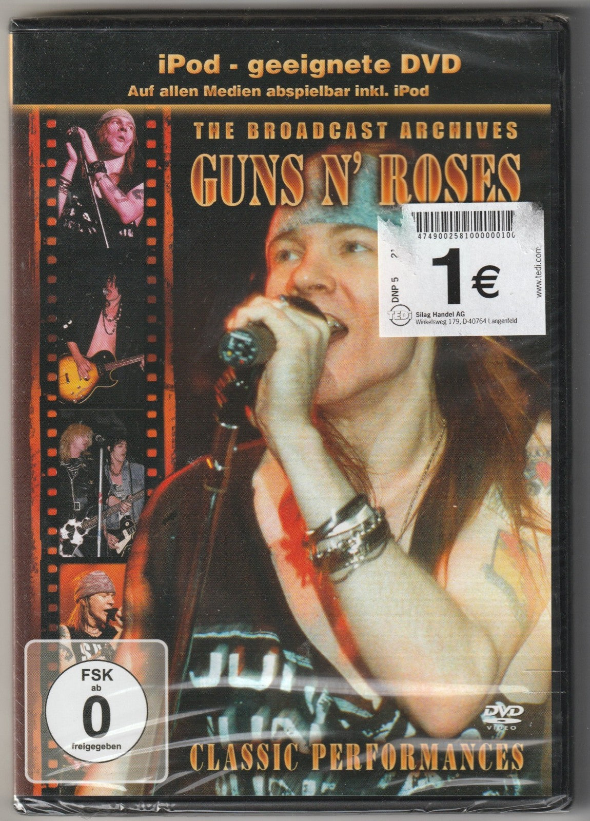 ✪ GUNS N´ ROSES - THE BROADWAY ARCHIVES, American Legends 2005 DVD NEU OVP TOP