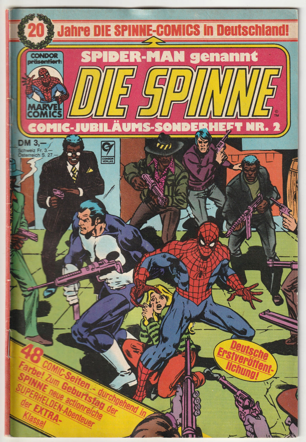 ✪ DIE SPINNE COMIC-JUBILÄUMS-SONDERHEFT #2, Condor/Marvel Comics COMICHEFT Z2