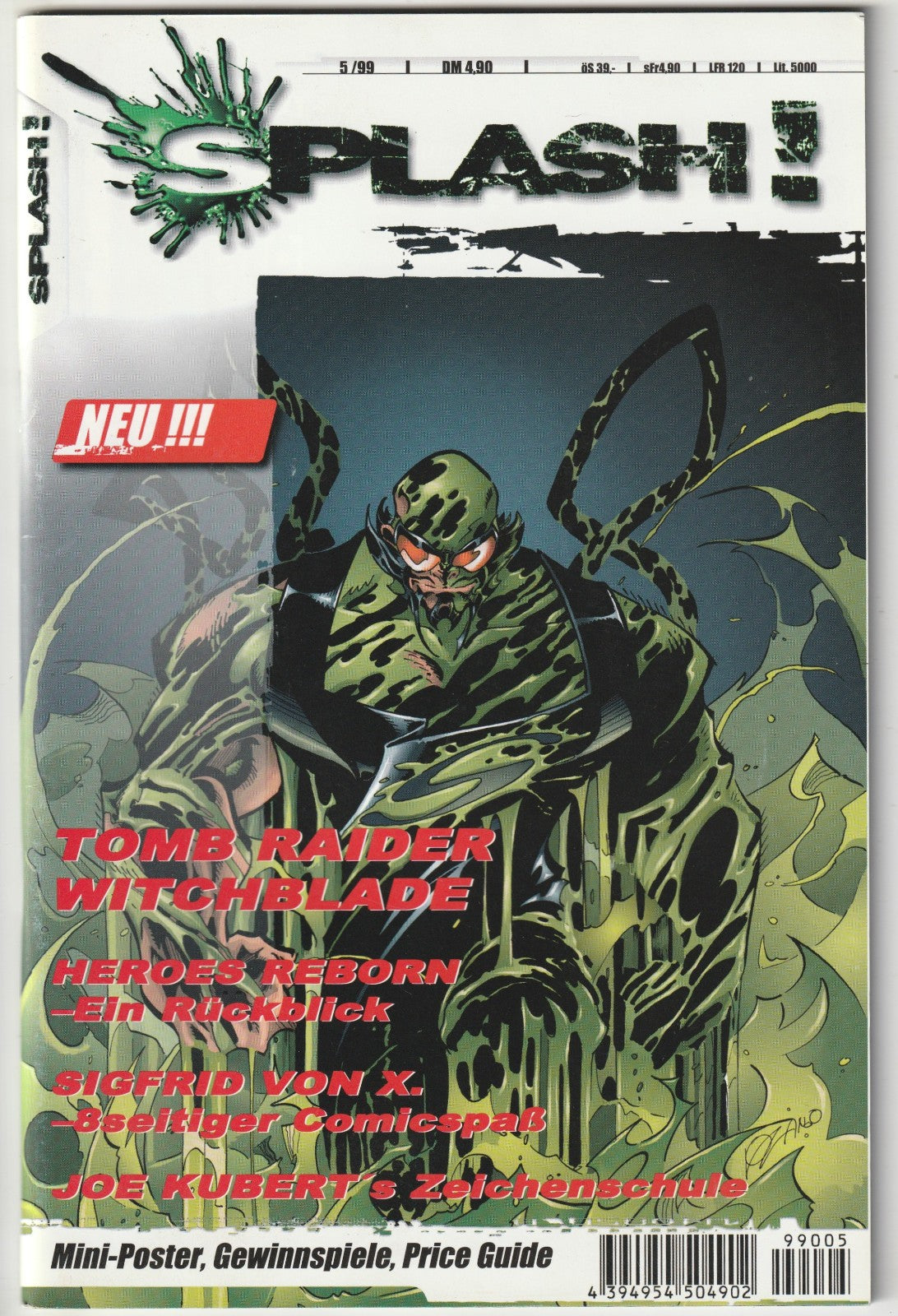 ✪ SPLASH! #5/1999 + Poster, IPP COMIC-MAGAZIN TOP Z1