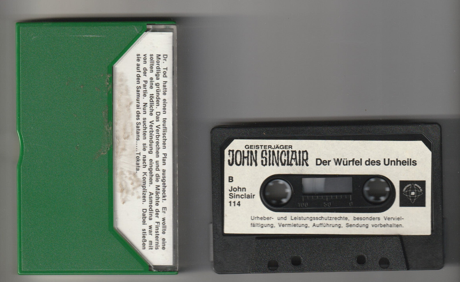 ✪ GEISTERJÄGER JOHN SINCLAIR Der Würfel des Unheils, Bastei HÖRSPIEL-KASSETTE
