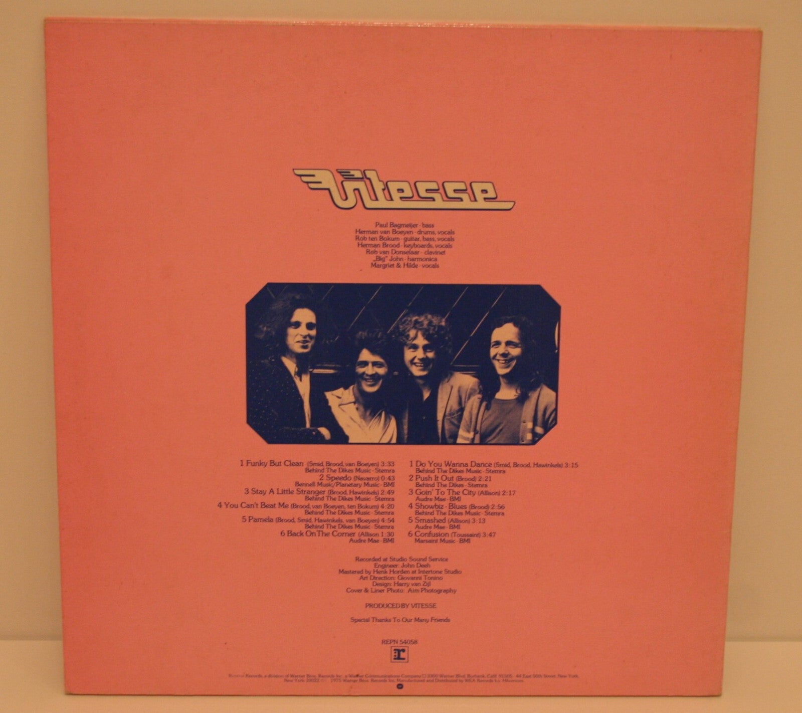 ✪ HERMAN BROOD IN VITESSE - 1975, Reprise Records - REPN 54058 VINYL LP VG+