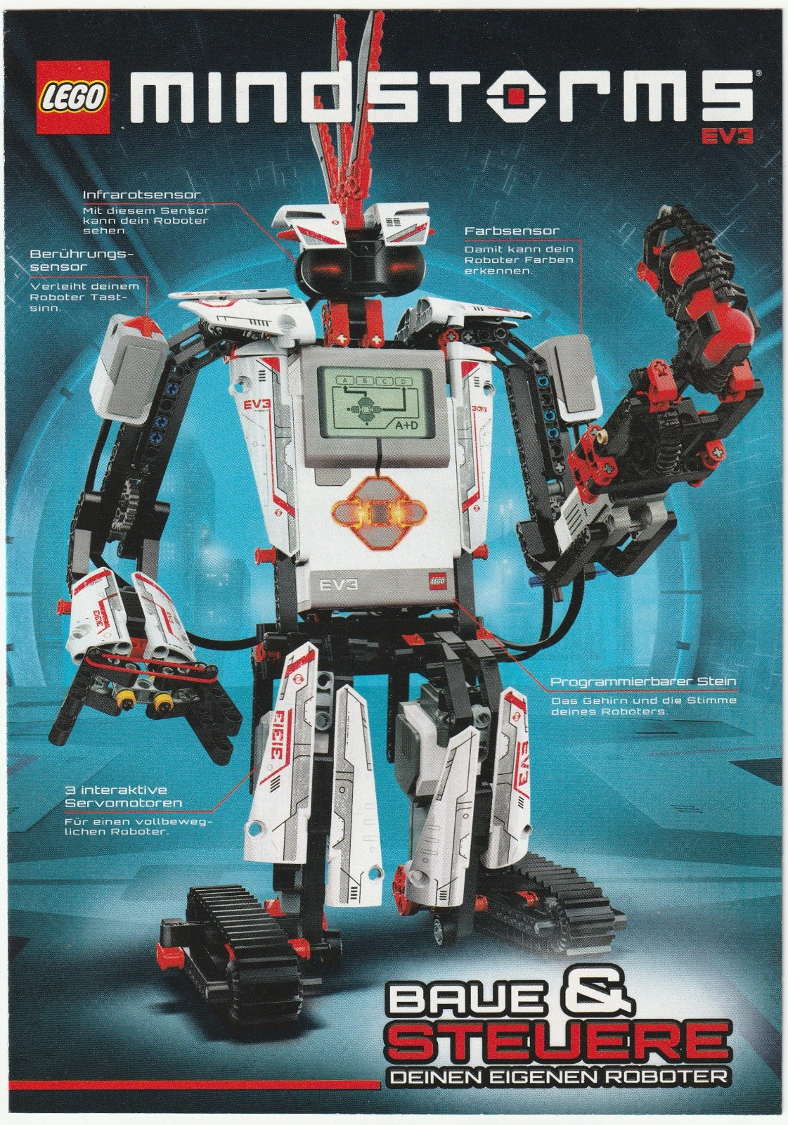 ✪ LEGO MINDSTORMS EV3, Lego 2013 WERBUNG WERBE-BROSCHÜRE PROSPEKT NEU TOP