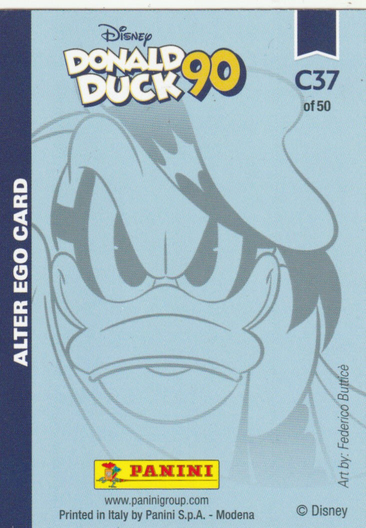 ✪ DONALD DUCK 90 #C37, Panini/Disney TRADING CARD NEU
