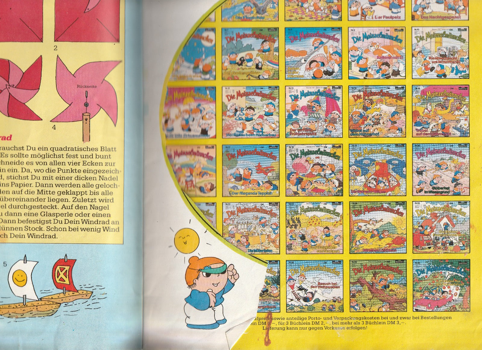 ✪ MEINZELMÄNNCHEN SONDERHEFT #2 Ferien-Magazin, Bastei Verlag 1987 MAGAZIN Z3