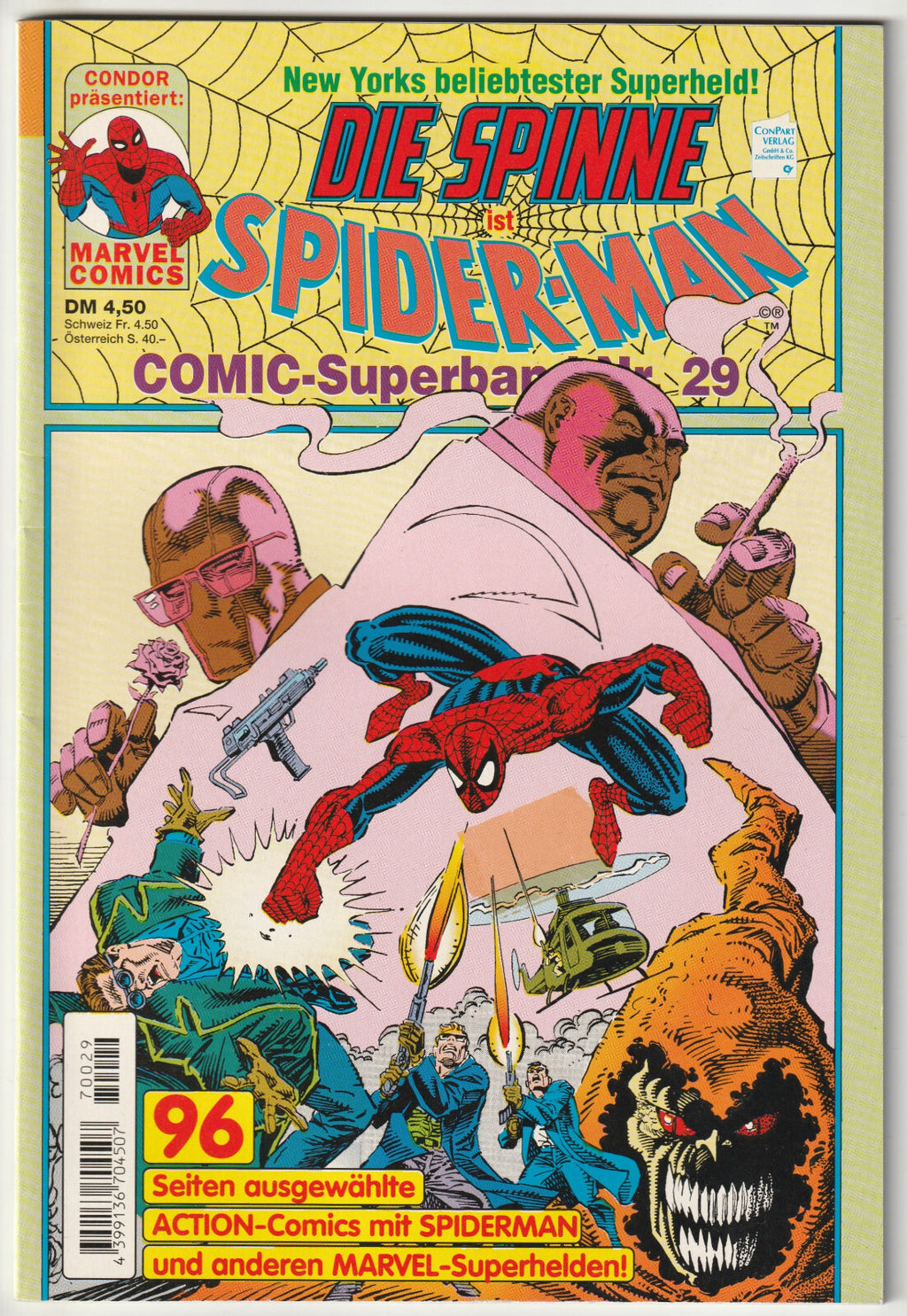 ✪ DIE SPINNE COMIC-SUPERBAND #29, Condor/Marvel Comics 1997 COMICHEFT TOP Z1