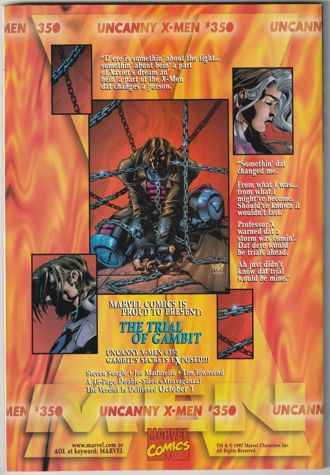 ✪ WIZARD #74/1997 + Poster & Trading-Card US COMIC-MAGAZIN NEUW OVP TOP Z0-1