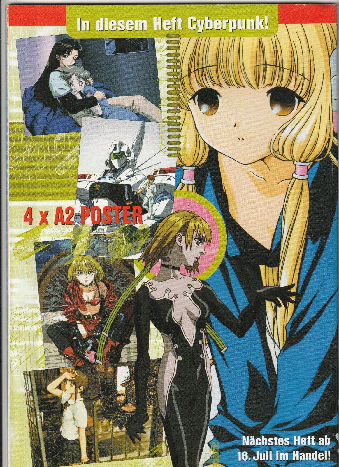 ✪ MANGA FILES #5 + Poster, Mangakultur 2003 MANGA & ANIME-MAGAZIN TOP Z1