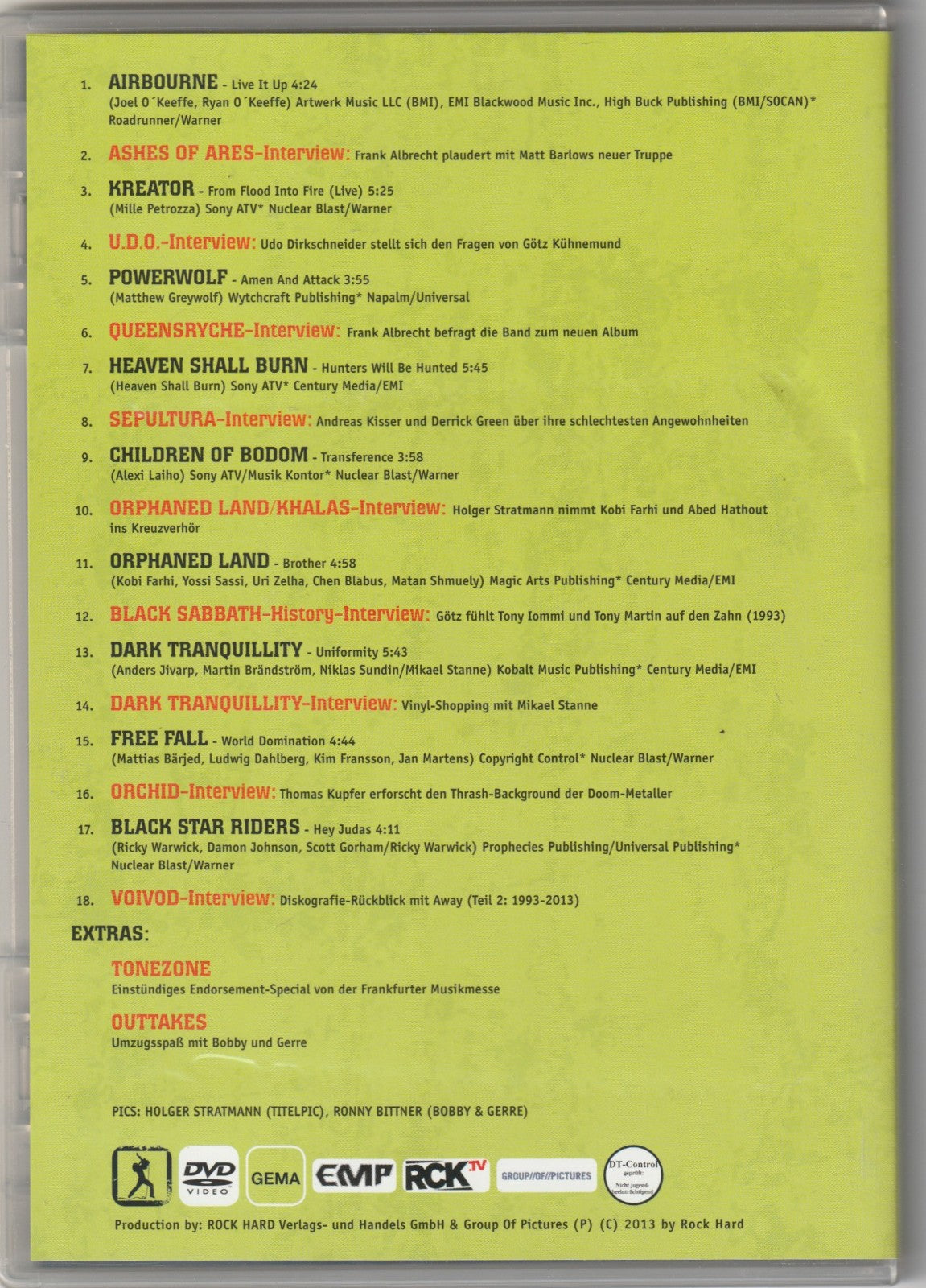 ✪ ROCK HARD ROCK GUERILLA TV #23 Khalas METAL-MAGAZIN DVD-BEILAGE NEUW TOP