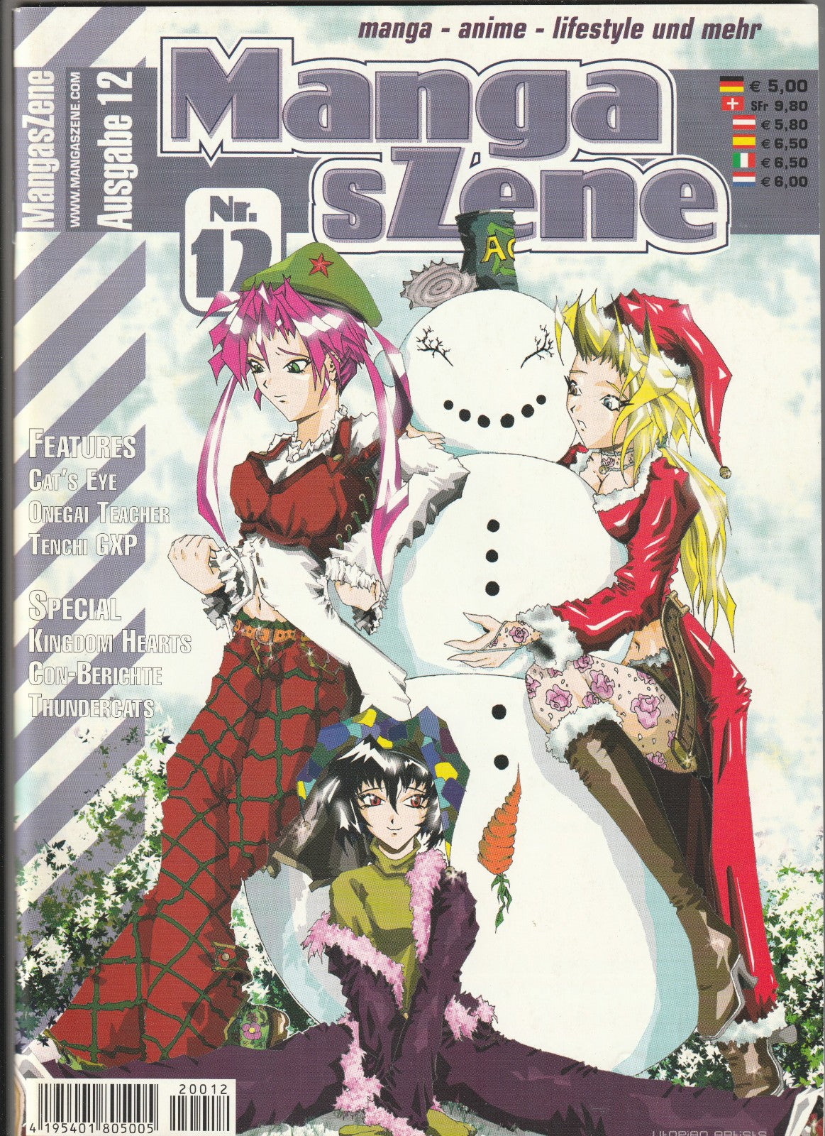 ✪ MANGASZENE #12, MangasZene 2001 MANGA & ANIME-MAGAZIN TOP Z1