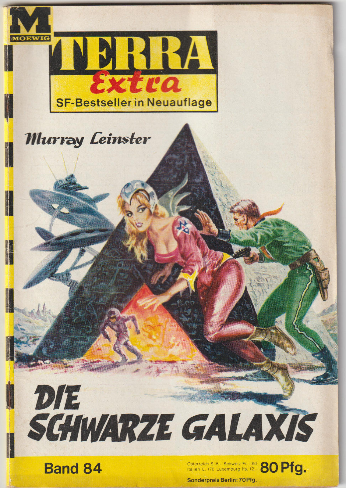 ✪ Terra Extra Nr.84 Die Schwarze Galaxis, Moewig Verlag | ROMANHEFT | SCI-FI