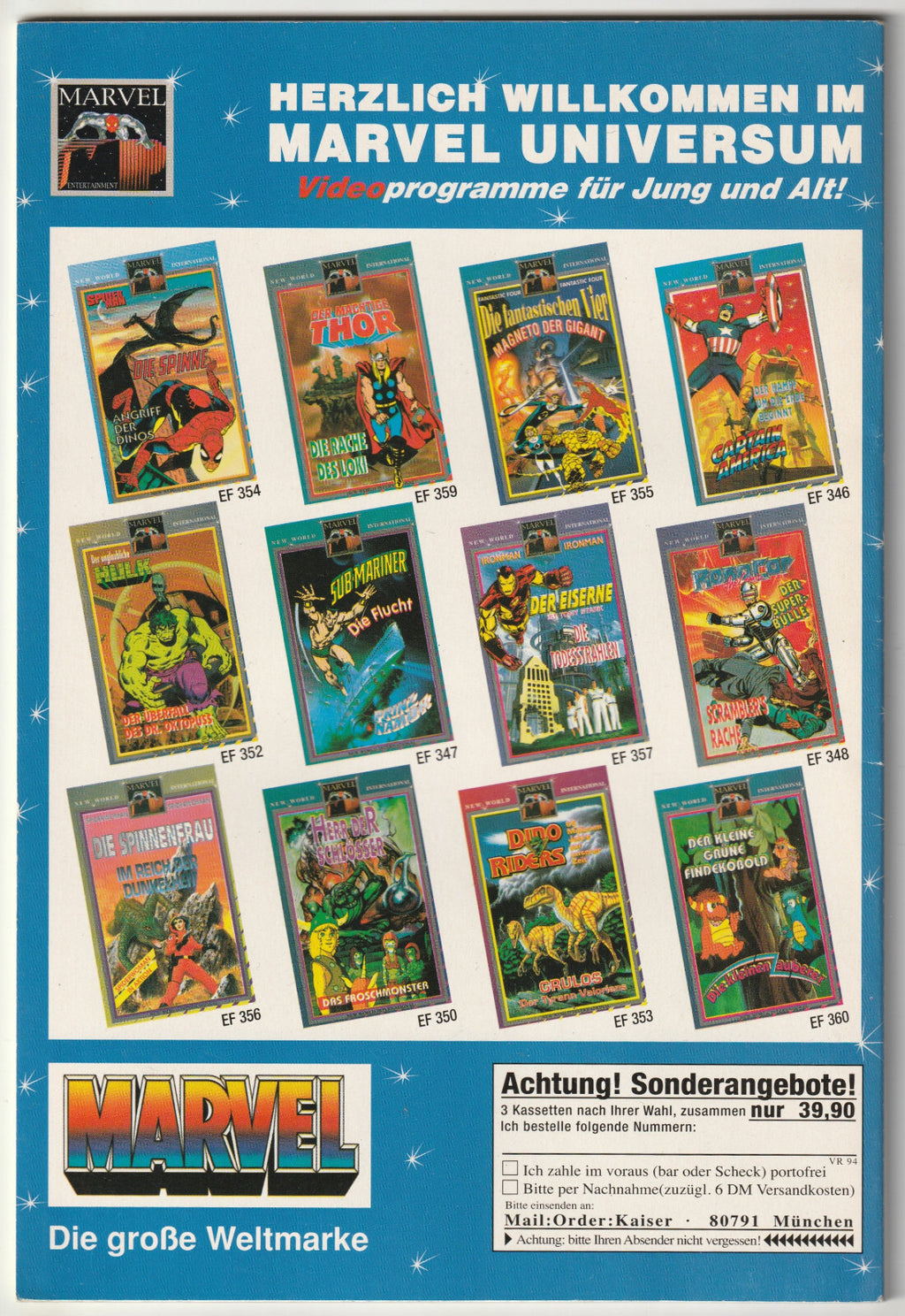 ✪ DIE SPINNE COMIC-SUPERBAND #29, Condor/Marvel Comics 1997 COMICHEFT TOP Z1