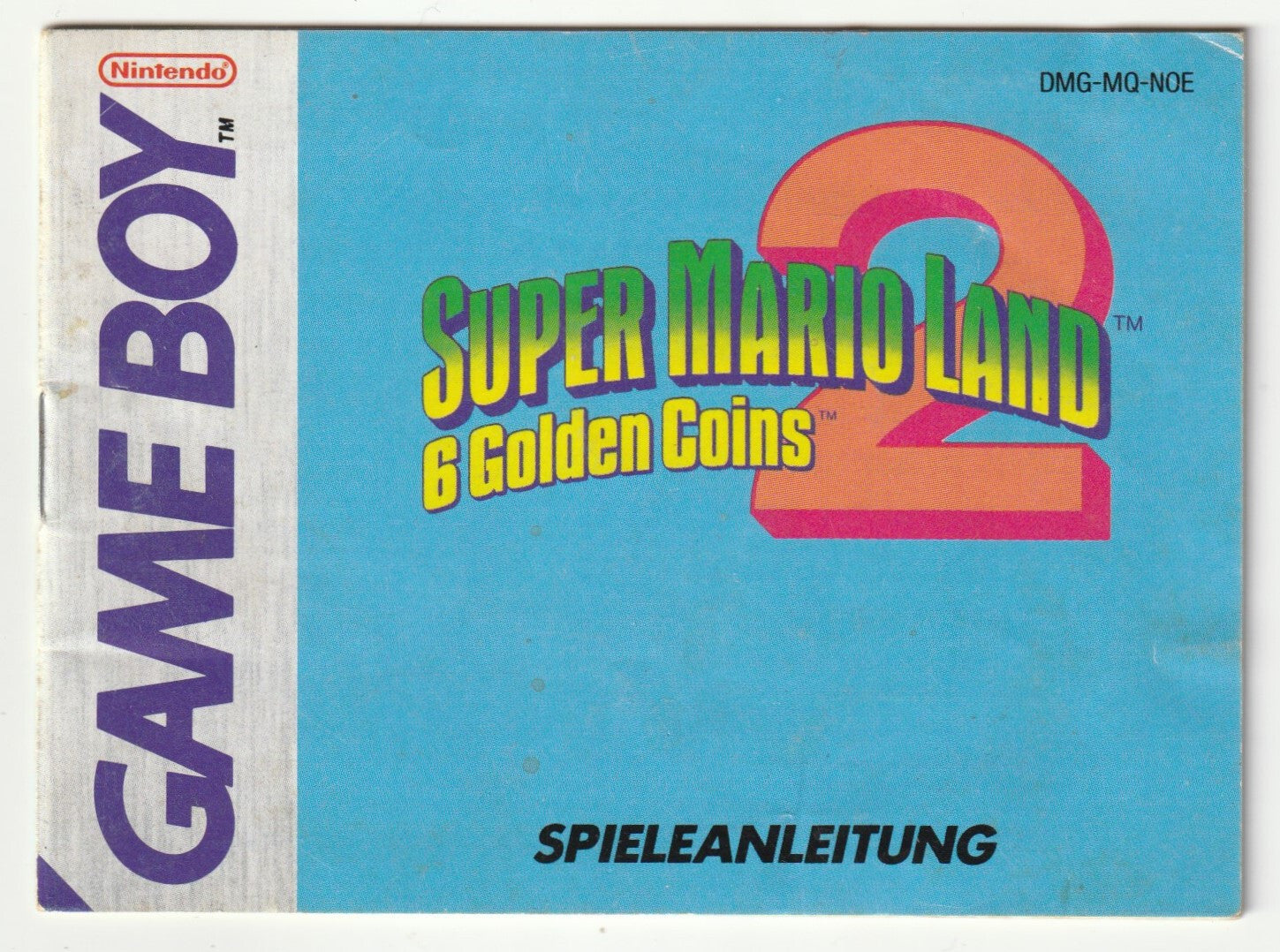 ✪ SUPER MARIO LAND 2 - 6 GOLDEN COINS Nintendo 1992 GAME BOY SPIELEANLEITUNG Z1-