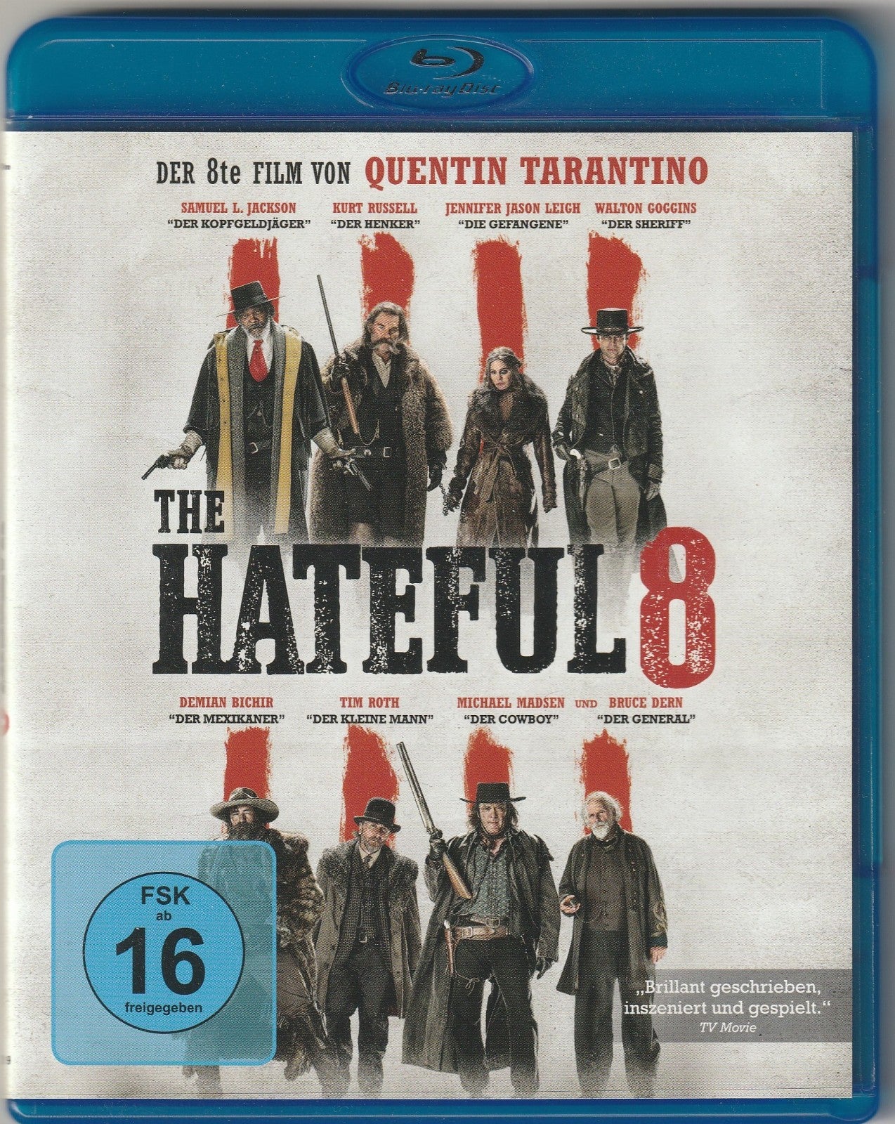 ✪ THE HATEFUL 8, Universum Film 2016 BLU-RAY NEUW TOP